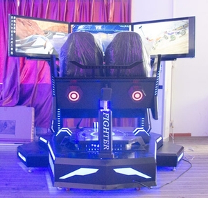 Indoor 2-Sitzer <span class=keywords><strong>3</strong></span>-Bildschirm VR-Rennspielautomat <span class=keywords><strong>3</strong></span> DOF Auto-Simulator Metall-Kunststoff-Spielgerät für Einkaufszentren und Abenteuerparks - Product Image 6