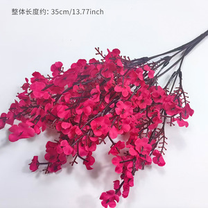 Flores Artificiales de Tela de Seda, Tipo Baby's Breath, 35 cm de Altura, Simulación Realista, para Decoración de Bodas y Hogar, Ramos - Product Image 6