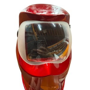 Masque de soudage anti-arc pour MMA/TIG/<span class=keywords><strong>MIG</strong></span>/ARC, casque à obscurcissement automatique, surface de peinture rouge - Product Image 6