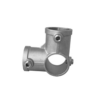 Colliers de serrage rapides galvanisés pour tubes en fer, supports réglables à filetage, accessoires de plomberie, collier de serrage pour tuyaux malléables