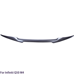 สปอยเลอร์หลังคาร์บอนไฟเบอร์ทรงรังผึ้งสไตล์ M4 สำหรับ Q50 Q50S Q50L ปี 2013-2023 - Product Image 6