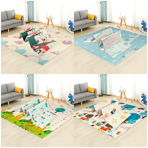 200*180*1,5 cm Bebes Foam Spiel matte Gedruckter weicher faltbarer Laufs tall Schlafende Kleinkinder Berühren Sie gepolsterte Pflege Baby Big Playmat Crawl Gym - Product Image 3
