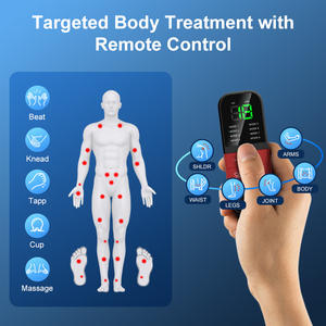 Dispositivo de Terapia TENS Inalámbrico Portátil de Doble Canal con Almohadillas TENS que Utilizan Estimulación de Baja Frecuencia con Control Remoto para la Recuperación Muscular - Product Image 3