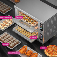 Nouveau Four à Boulangerie et Pizza Électrique Monodeck 6400W Multifonctionnel 2026, 4 Plateaux, Protection Contre la Surchauffe, Garantie 1 An, Usage Commercial