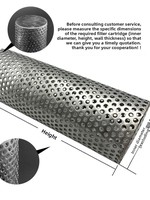 Filter Silinder Baja Tahan Karat Kustom, Pipa Silinder Berjaring, Elemen Filter Mekanis Tipe-Y, Saringan Jaring Dalam, Filterbucket