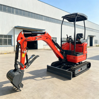 Mini-excavatrice sur chenilles neuve de 2 tonnes à prix abordable, avec moteur EPA, machine d'excavation
