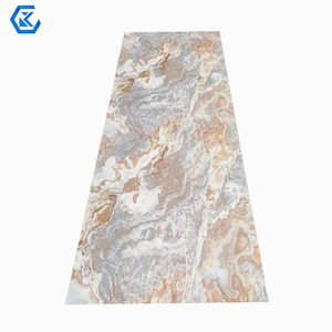 3mm <span class=keywords><strong>PVC</strong></span> UV大理石シート壁パネル防水高級プラスチック素材光沢のある表面に簡単に取り付けインテリア - Product Image 3