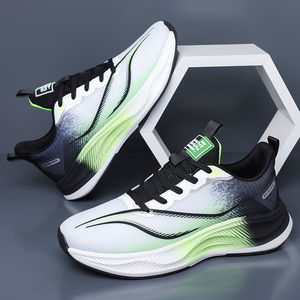 <span class=keywords><strong>Scarpe</strong></span> <span class=keywords><strong>da</strong></span> Corsa Personalizzate per Uomo, Nero e <span class=keywords><strong>Blu</strong></span> Sfumato, Traspiranti, Morbide, Ammortizzanti, Antiscivolo, Sneakers Sportive Casual - Product Image 5