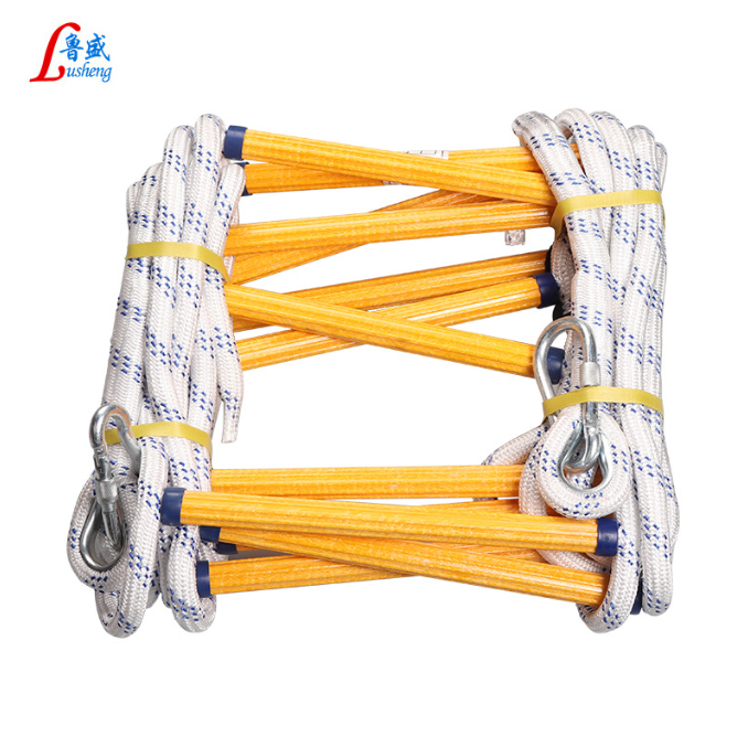 Training Ladder Rope High Quality Portable Nylon Fire Escape Training Ladder Emergency ...
