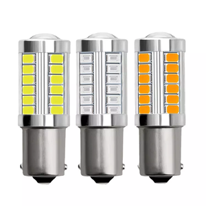 Ampoules stroboscopiques BAY15D BA15S 1156 1157 7440 3156 rouge ambre blanc <span class=keywords><strong>Flash</strong></span> 33smd 5630 Led ampoule couleur - Product Image 3