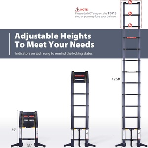 <strong>Cheapest</strong> aluminum telescopic en131 <strong>ladder</strong> - Product Image 3