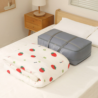 Sac de compression pour doudoune, organisateur de couette pour la maison, sac de rangement pour couette de grande capacité, sac d'emballage pour déménagement