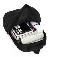 Mochila para Portátil de Negocios, Impermeable, de Poliéster, con Cierre, Simple, Transpirable, de 15.6 Pulgadas, con Correas de Amortiguación de Aire