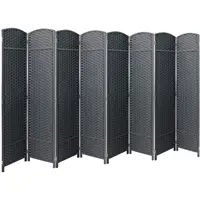 Foldable Panel Wall Divider, Tall Privacy Screen