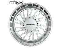Jantes forgées concaves FANXI 8x6.5 24x14 pour Dodge Ram 2500, finition polie 22x12 6x139.7, pour camions Ram et Chevy 1500 avec grands enjoliveurs