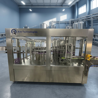 Aim Technologies Volledig Automatische Mineraalwaterafvullijn met PLC-besturing RVS vulmachine