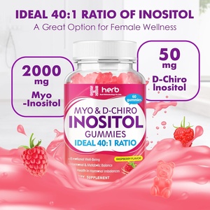 Gomitas de Inositol de Marca Privada OEM para el Equilibrio Hormonal y Apoyo a la Fertilidad con ALA, Vitamina D3, B12 y Cromo - Product Image 4