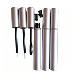 Vente en gros de tubes de mascara en aluminium vides de 4 ml avec logo personnalisé, couleur or rose, pour cils, eye-liner, sérum de croissance des sourcils, flacon de sérum - Product Image 1