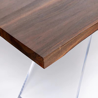 Pieds de table basse en acrylique transparent personnalisé de haute qualité directe du fabricant