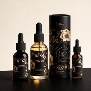Flacon compte-gouttes en verre de 1 oz, 2 oz, 100 ml avec boîte, emballage pour soins de la peau, flacons en verre pour huiles essentielles, emballage pour cosmétiques capillaires - Product Image 2