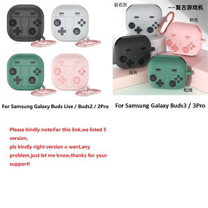 Funda Protectora de Silicona Suave con Gancho para Auriculares <span class=keywords><strong>Samsung</strong></span> Galaxy Buds3 2 / Pro / Buds3 EF / Buds Live, Diseño de Dibujos Animados 3D - Product Image 2