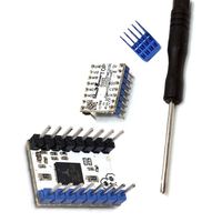 Module de pilote de moteur pas à pas TMC2100 pour imprimante 3D, accessoires électroniques intelligents, carte mère silencieuse à 256 subdivisions pour 3D