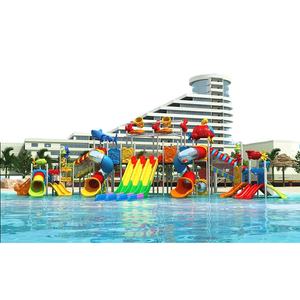 Beliebte Fiberglas-Wasser rutsche Fabrik rutsche verwendet mit Wasserpark Multi-Wasserspiele Jmq18170c - Product Image 1