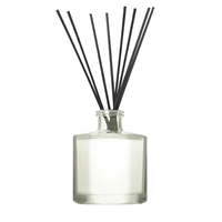 Diffuseur en verre Bellevue 6 fl oz sans alcool, artisanal, parfum longue durée 1 mois, huiles essentielles et parfum hautement concentré