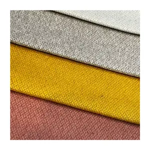 Rideaux en lin 100% polyester ressemble à un tissu de canapé en lin pour une utilisation en tapisserie d'ameublement