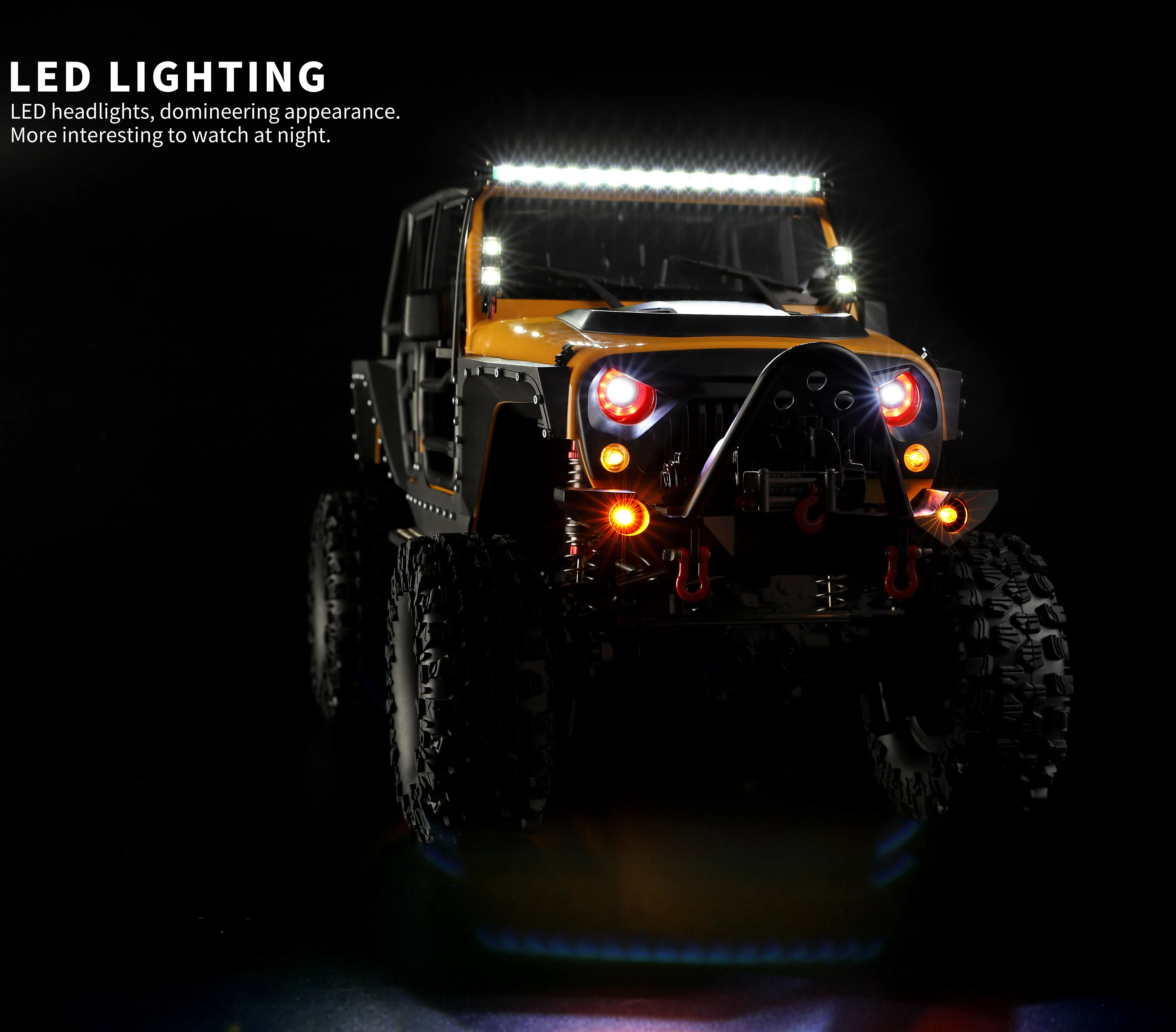 WLtoys 1/10 ロッククローラーRCカー 4WD 電動クライミングカー 玩具