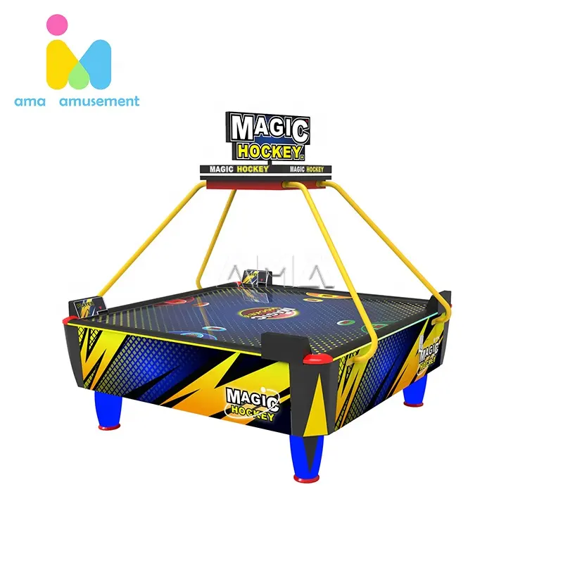 Ama 4 Persoons Amusement Multi-Ball Muntbediende Airhockeytafel Maleisië