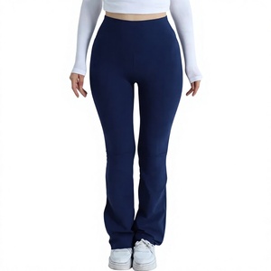 New Stylish Design Women High Waist Full Length Solid Anti-Bacterial Tummy Control Seamless Spandex/Polyester <b>Leggings</b> <b>Gym</b> Yoga - Product Image 1