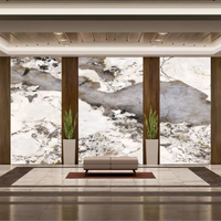 Panneau de séparation en verre teinté stratifié massif, écologique, sur mesure, en verre artistique pour chambre, cuisine, salle de bain, villa, durable