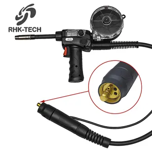 Rhk Ce 150amp Handheld Draadtrekken Gasgekoelde Lb150 Mig Lasser Euro Connector Co2 Aluminium Lasspoel Pistool