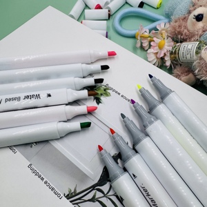 Pennarelli a Doppia Punta in <span class=keywords><strong>12</strong></span>, 24, 36, 48, 60 Colori, Penne ad Acquerello per Bambini e Artisti, Ideali per Disegno e Pittura - Product Image 3