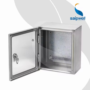 Boîtiers de distribution d'énergie intérieurs en acier laminé à froid, protection IP66, revêtement poudré, pour extérieur - Product Image 4