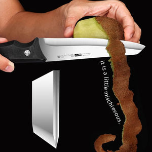 超锋利黑木水果刀切肉蔬菜厨师刀每日户外西瓜刀。 - Product Image 2