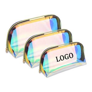 Designer <strong>Make</strong> <strong>up</strong> Pouch Cosmetic Foldable Embroidery Makeup <strong>Trolly</strong> Black Custom Clear Pvc Toiletry Bag - Product Image 6
