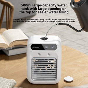 <span class=keywords><strong>Ventilateur</strong></span> de refroidissement portable transfrontalier, mini <span class=keywords><strong>climatiseur</strong></span> de bureau pour dortoir, avec contrôle tactile, chargement USB, <span class=keywords><strong>ventilateur</strong></span> électrique pour étudiant - Product Image 4