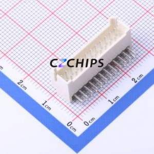 HC-PHB-2*12AW Wire-to-Board Pin Header Bent Lead Through Hole,P=2mm Connector 2x12P 2mm Right Angle Insert 24P - Product Image 1