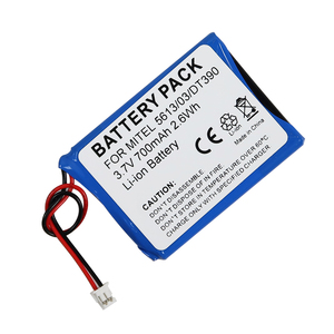 Li-ion 3,7 V 700mAh BKB201010/1 FA01302005 FA83601195 660177 R1D batería para Mitel DT390 5602 5614 5613 5603 teléfono inalámbrico - Product Image 1