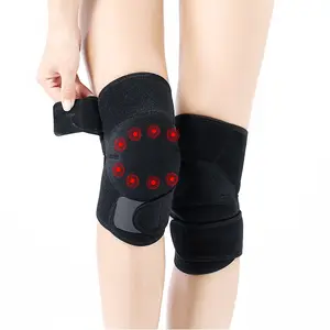 गर्म संपीड़न 8 मैग्नेट चुंबकीय थेरेपी घुटने टेकना पैड स्लीव टूरमैलीन स्व हीटिंग घुटने समर्थन टेप