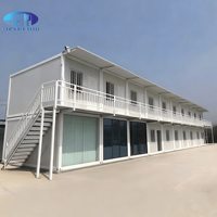 Maison conteneur de haute qualité, professionnelle, personnalisée, à construction rapide, résistante au vent, pour le personnel et les dortoirs, à montage rapide