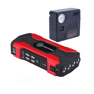Emergency Tools 28000mAh 600A Portable Car Electric Jump Starter Bank With Air Compressor Power 12V Starter Car Jump