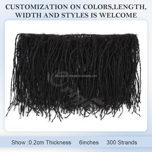 Extensions de dreadlocks Sister Locs Originea 0,2 cm en cheveux humains, micro-dreadlocks permanentes douces, 6-18 pouces - Product Image 2