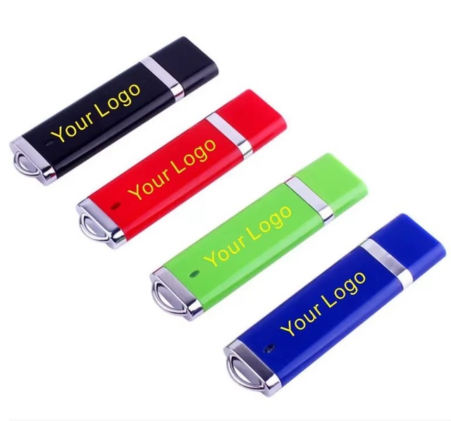 Budget-Friendly Custom Logo USB Flash Drives in Multiple Capacities for Business Promotions-USB 2.0 and Colorful