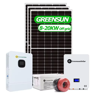 Venda quente 5kw 10kw 15kw 20kw 25kw Complete Off Grid Solar Power System com baterias de lítio - Product Image 1
