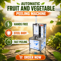Volledig Automatische Hoge Productiviteit Fruit & Groente Schilmachine 220V 50Hz Enfase voor Jackfruit