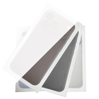 Boîte vide pour emballage de téléphone pour 18 Pro Max, emballage universel blanc vide