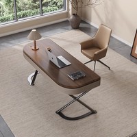 Système de rangement de bureau de direction sur mesure de qualité supérieure, tiroirs et armoire durables, bureau moderne pour hôtel et direction